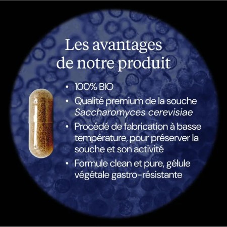 Levure de bière bio - Flacon de 120 gélules