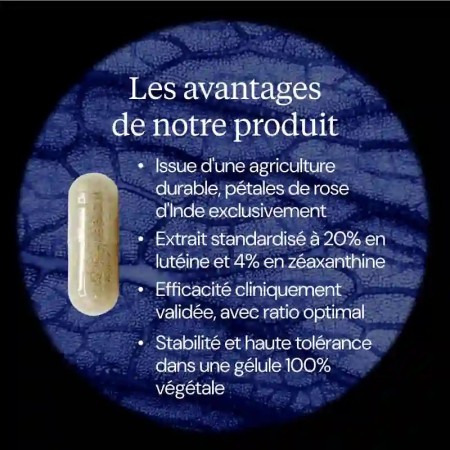 Lutéine & zéaxanthine - Flacon de 60 gélules