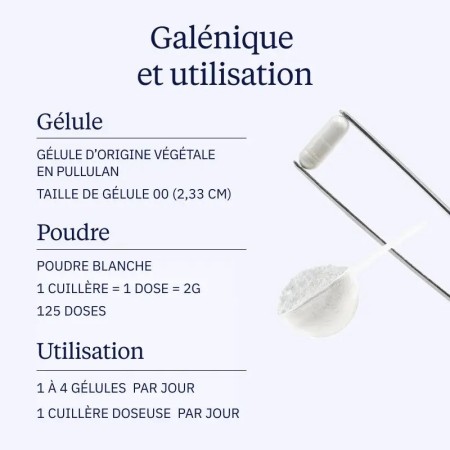 Magnésium bisglycinate - Flacon de 180 gélules