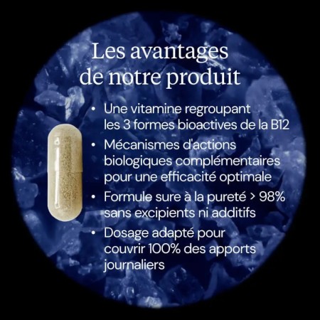 Vitamine B12 - Flacon de 60 gélules