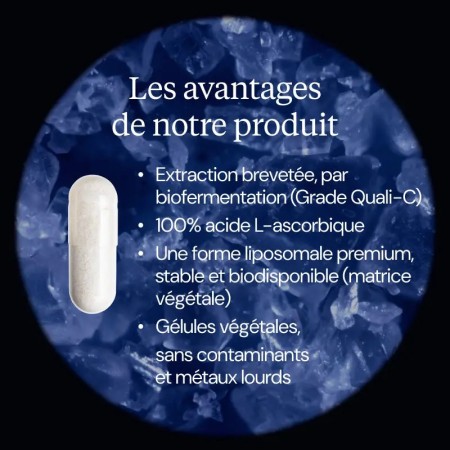 Vitamine C liposomale - Flacon de 60 gélules