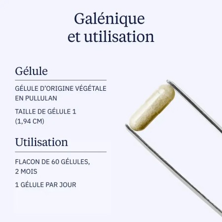 Vitamines D3 + K2 MK-7 - Flacon de 60 gélules