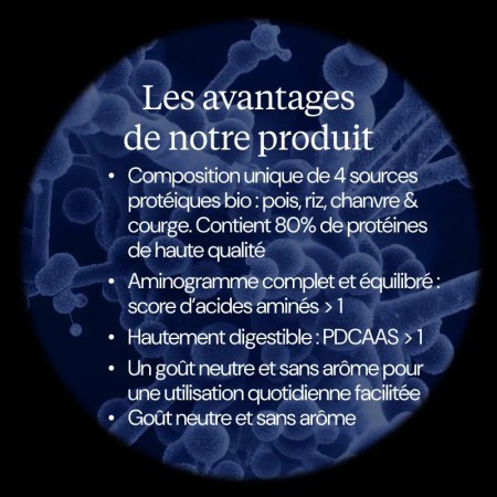 Protéine végétale BIO - Poudre 500 g