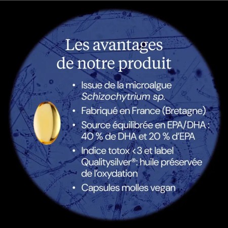 Oméga-3 végétal - Flacon de 60 capsules